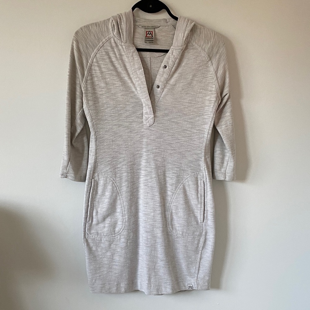 Avalanche Light Gray Hooded Dress or Tunic with pockets